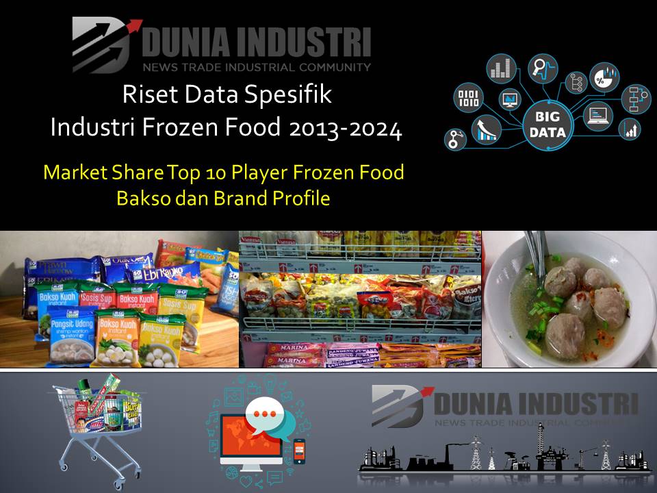 Riset Data Spesifik Industri Frozen Food 2013-2024 (Market Share Top 10 Player Frozen Food Bakso dan Brand Profile)