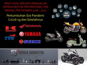 Riset Data Spesifik Penjualan Motor Per Provinsi, Per Brand, Per Segmen 2018-2021 (Pertumbuhan Era Pandemi Covid-19 dan Setelahnya)