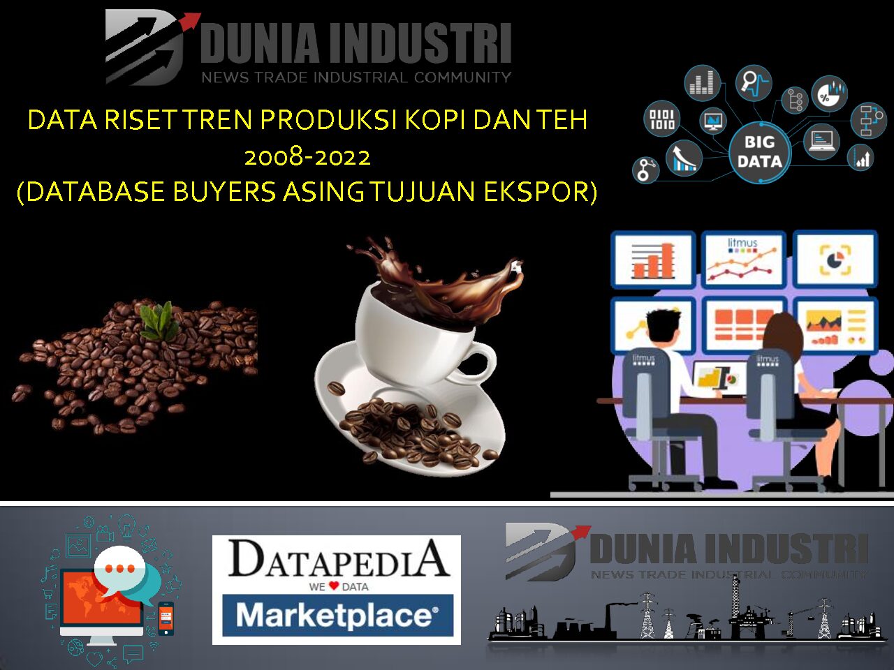 Data Riset Tren Produksi Kopi Dan Teh 2008-2022 (Database Buyers Asing ...