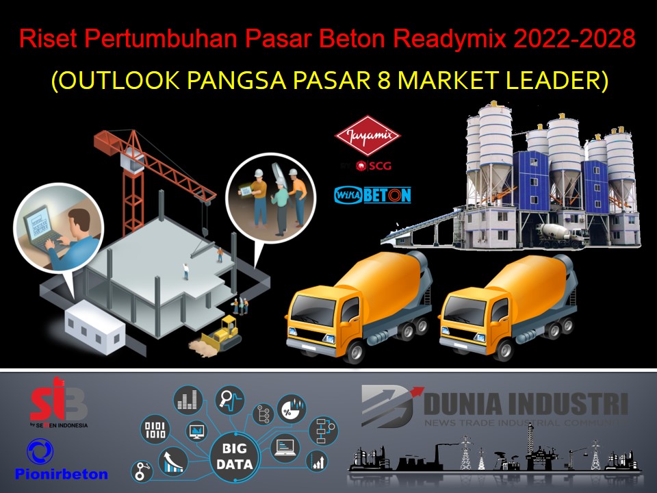 Riset Pertumbuhan Pasar Beton Readymix 2022-2028 (Outlook Pangsa Pasar 8 Market Leader)